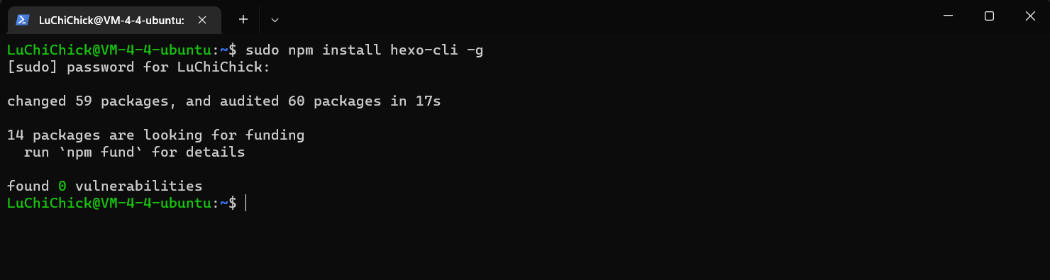 安装Hexo-Linux